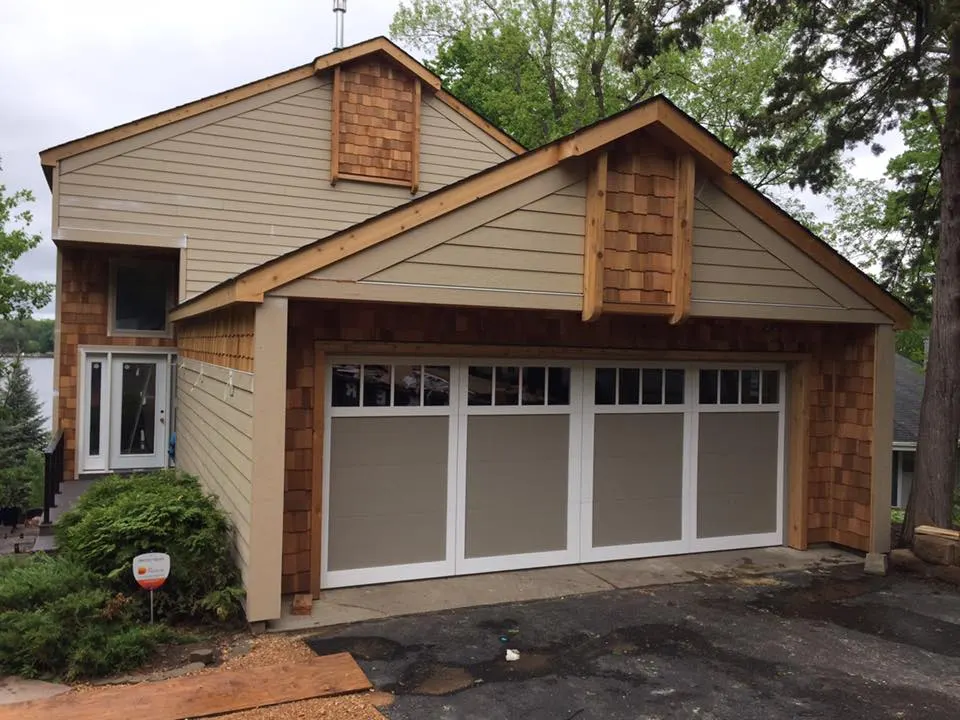 Completed garage door installation by AAI Garage Door
