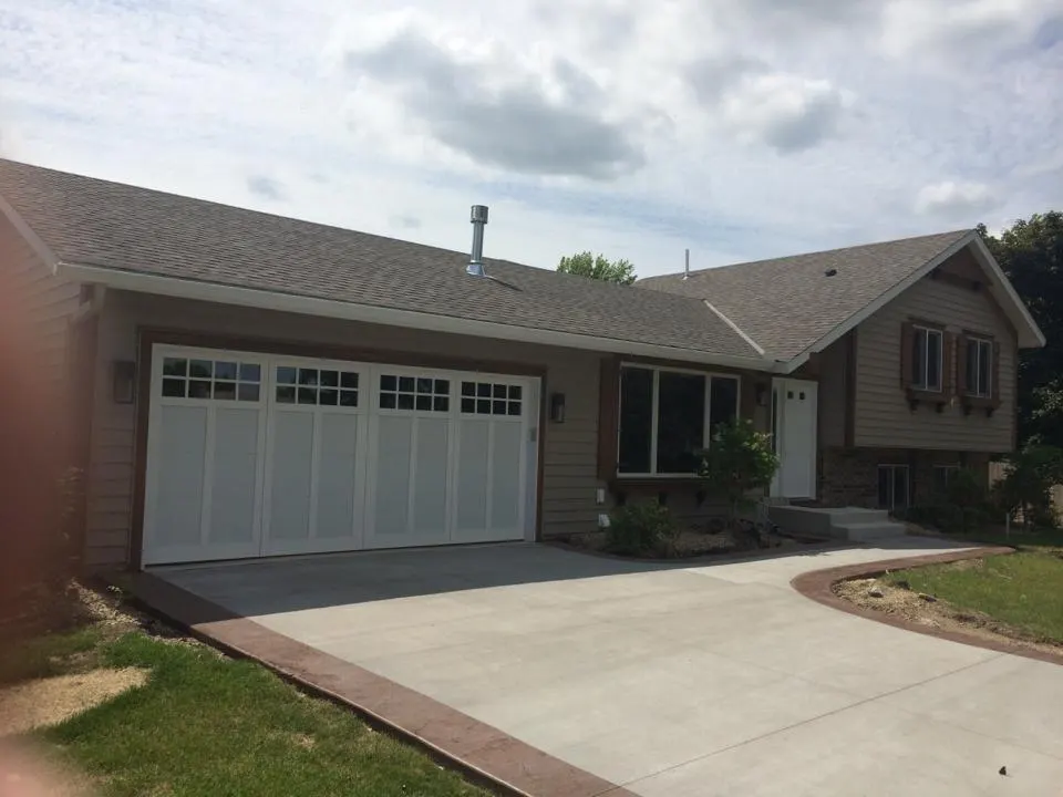 Completed garage door installation by AAI Garage Door