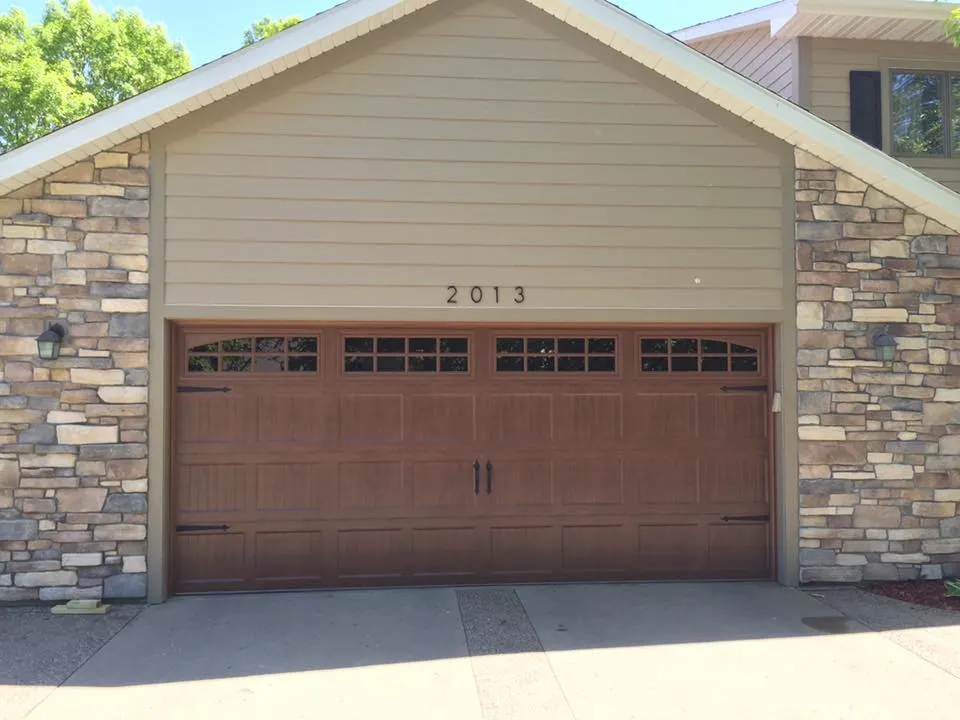 Completed garage door installation by AAI Garage Door
